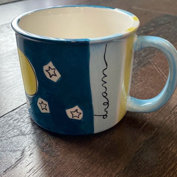 Eddie Bauer home lot of four mugs 14oz learn play relax dream coffee tea fall wi - Picture 2 of 10